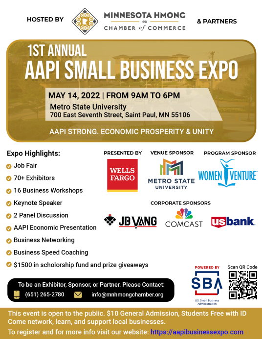 AAPI Business Expo Flyer